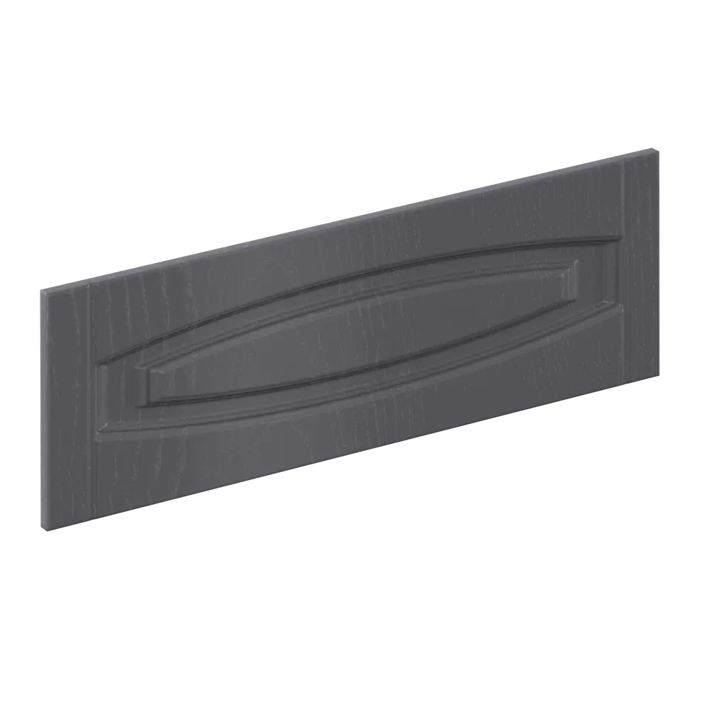 Фасад для кухонного ящика Петергоф грей 79.7x25.3 см Delinia ID МДФ цвет графит STLM-2068624