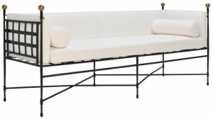 JANUS et Cie Садовый диван 3 мест из нержавеющей стали Amalfi