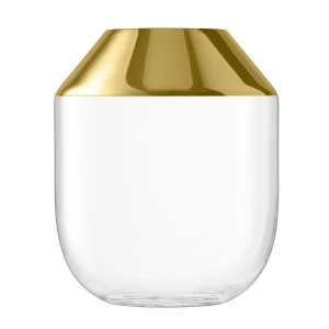 Ваза space 39 см золото LSA INTERNATIONAL ДИЗАЙНЕРСКИЕ 253374 Золото;прозрачный