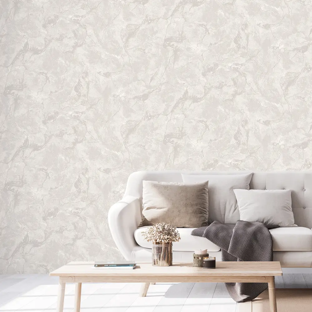 INSPIRE Kabru - Бежевые флизелиновые обои с текстурным рисунком 89345380 STLM-0814828 - Вид №2