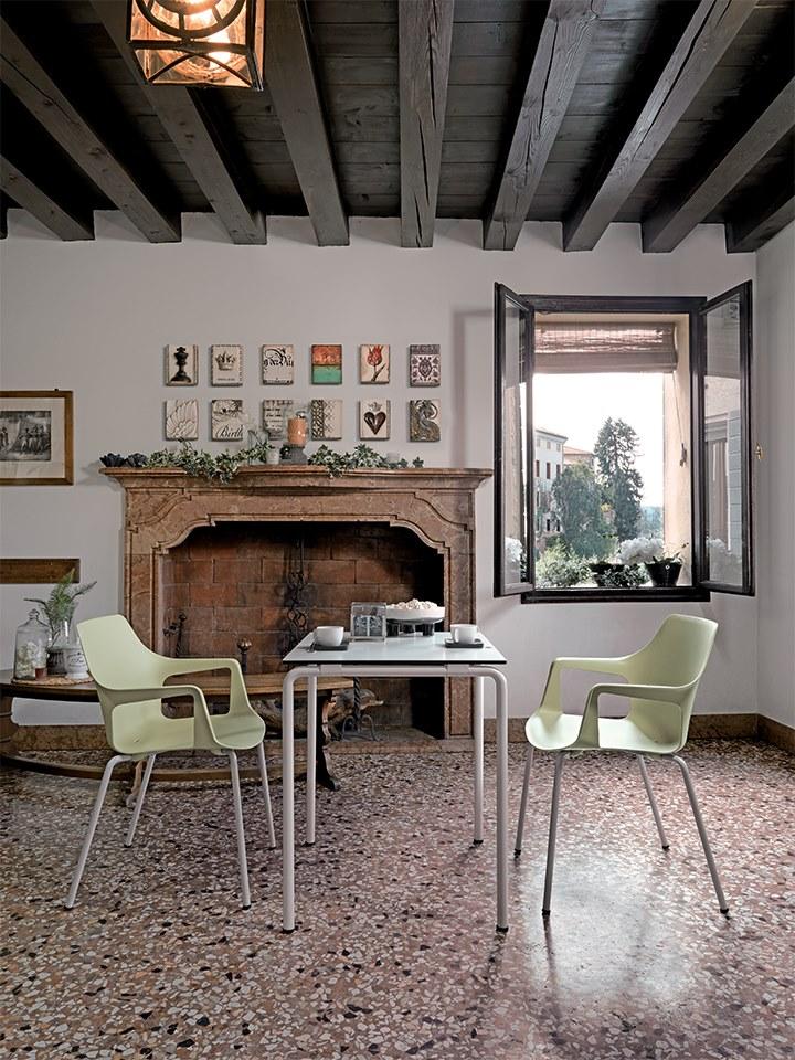 COLOS Стул из полипропилена штабелируемый с подлокотниками Vesper sun-id-1365002 - Вид №3