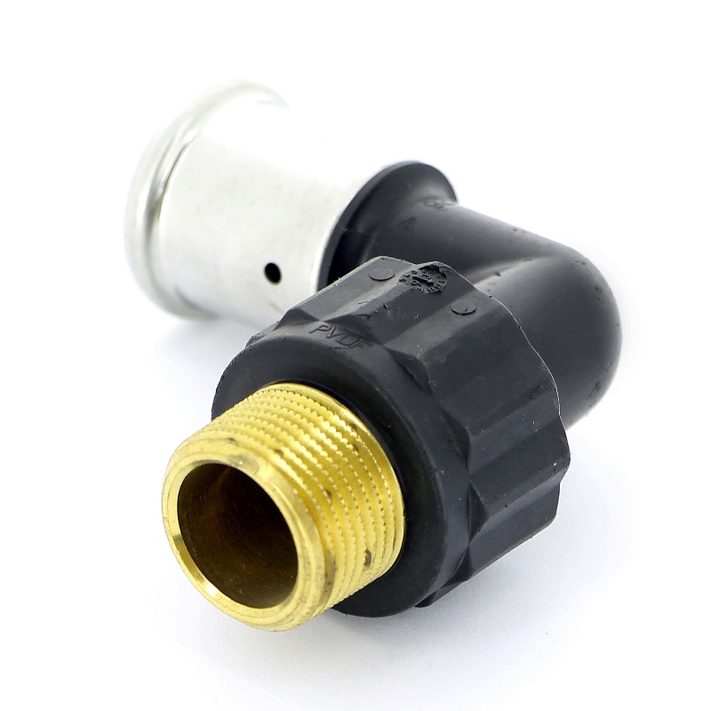 Угол пресс-Н PVDF HENCO 26х3/4" 5PK2605