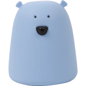 Ночник светодиодный «Мишка», IP44, цвет голубой
