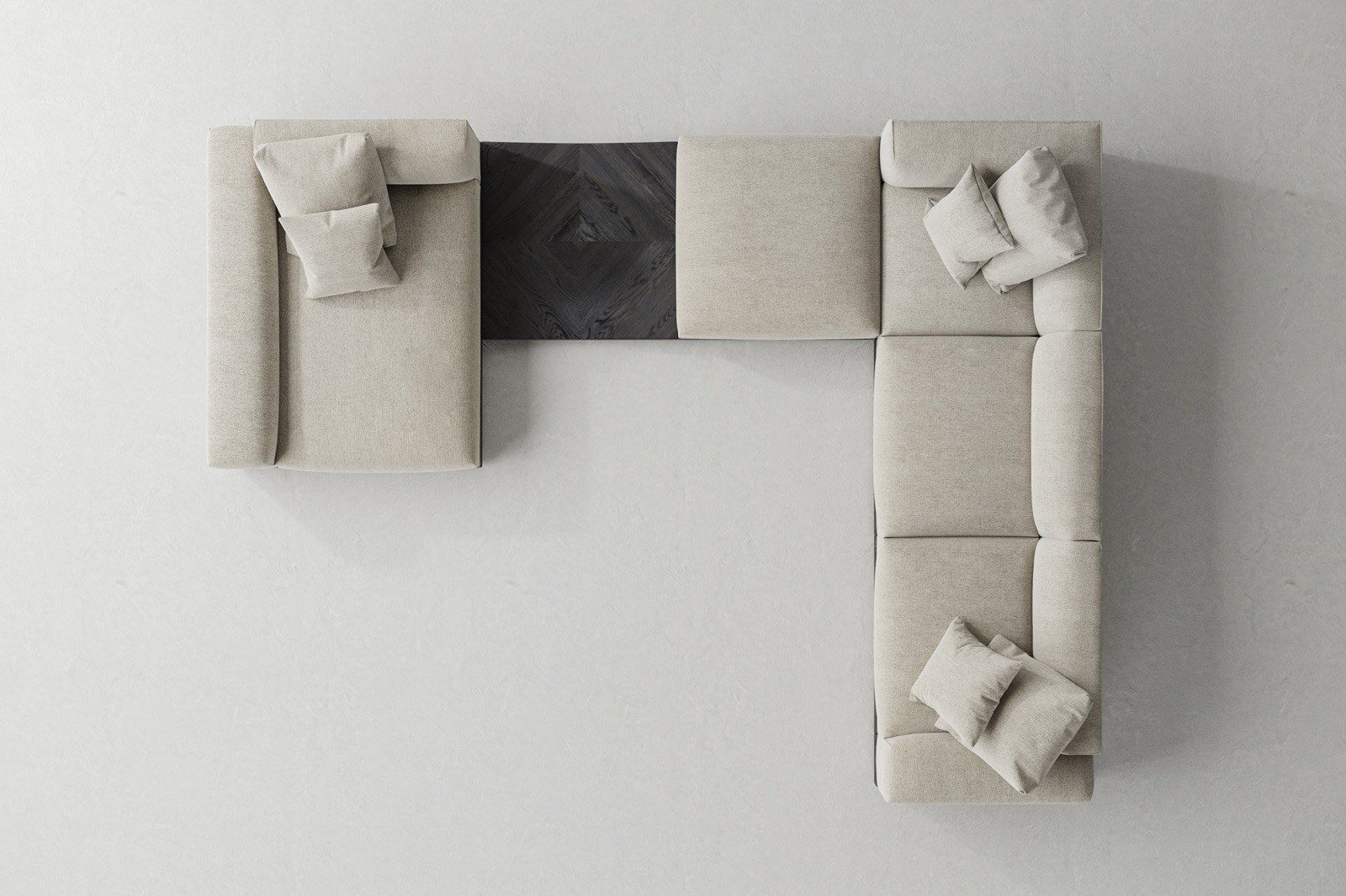 Модульный тканевый диван District Eight Joss ARCH-00149155 - Вид №4