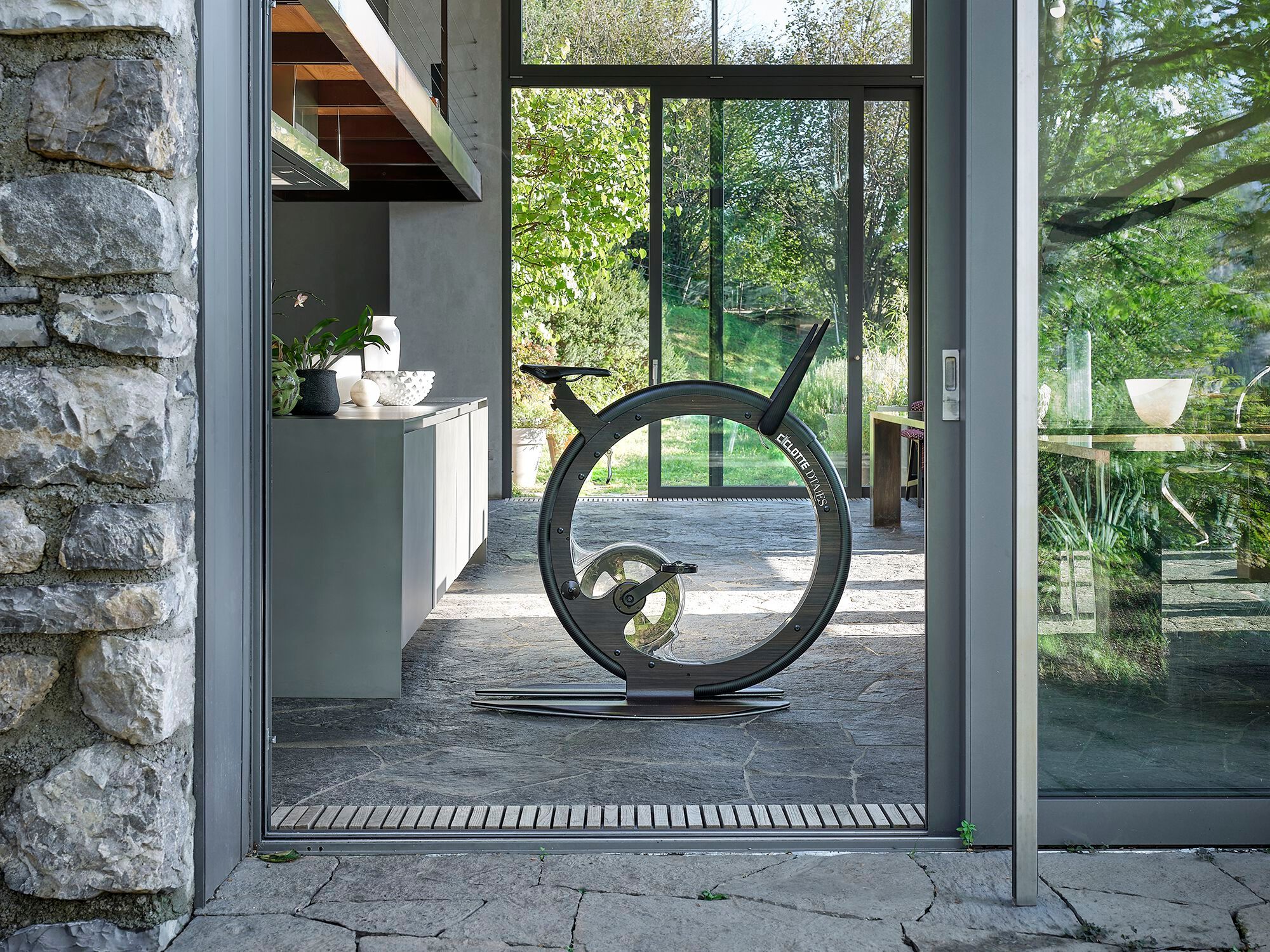 Велотренажер из дерева, стали и углеродного волокна Ciclotte CICLOTTE DTALES ARCH-00050246 - Вид №10