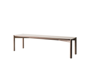 Ex.T Panchina Скамейка из орехового дерева outlet-EXPANCHINANOCE