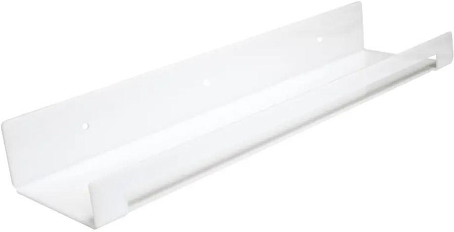 91568409 Настенная полка Velar 60x10 см пластик цвет белый STLM-1078539