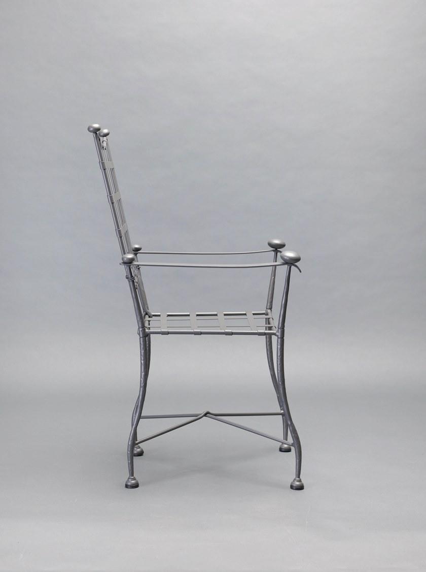 OFFICINACIANI Садовый стул из железа с подлокотниками Intreccio Gf4004ch-a  - Вид №1