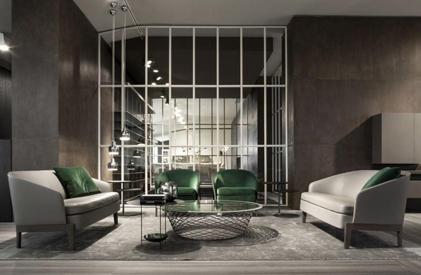 Molteni & C. Кресло из ткани с подлокотниками Chelsea sun-id-1451430 - Вид №7