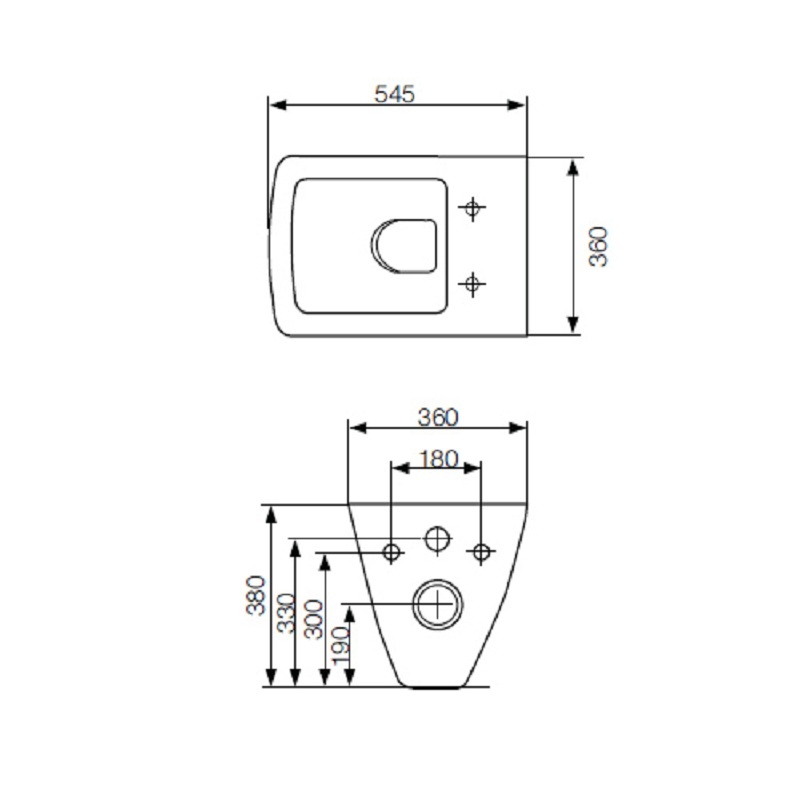 FLS-WHT-5951 Подвесной унитаз Jaquar Florentine Santreyd - Вид №1
