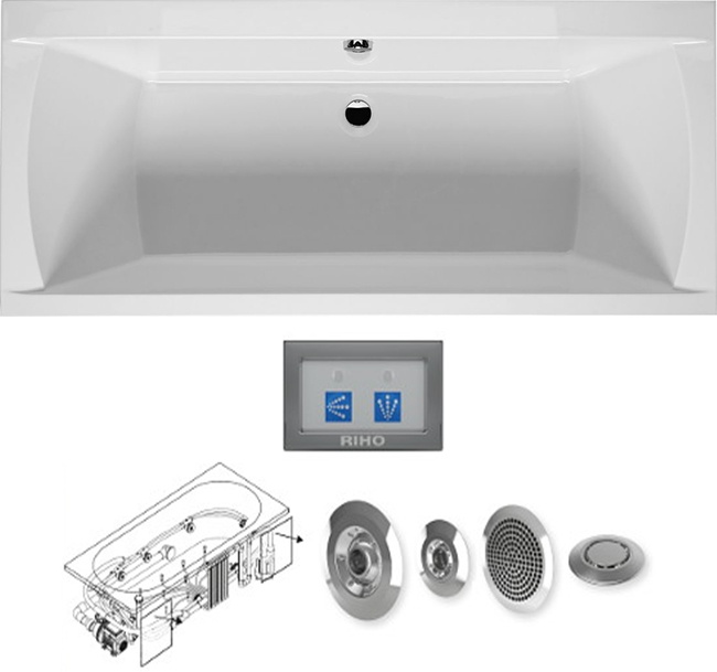 BA7200500000000_top1 Ванна Riho Julia Santreyd - Вид №3