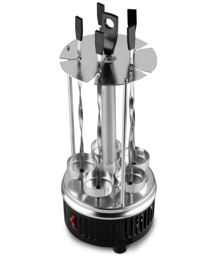 9905720 Электрошашлычница BQ BBQ1000 серебристый STDN-0023689 - Вид №2