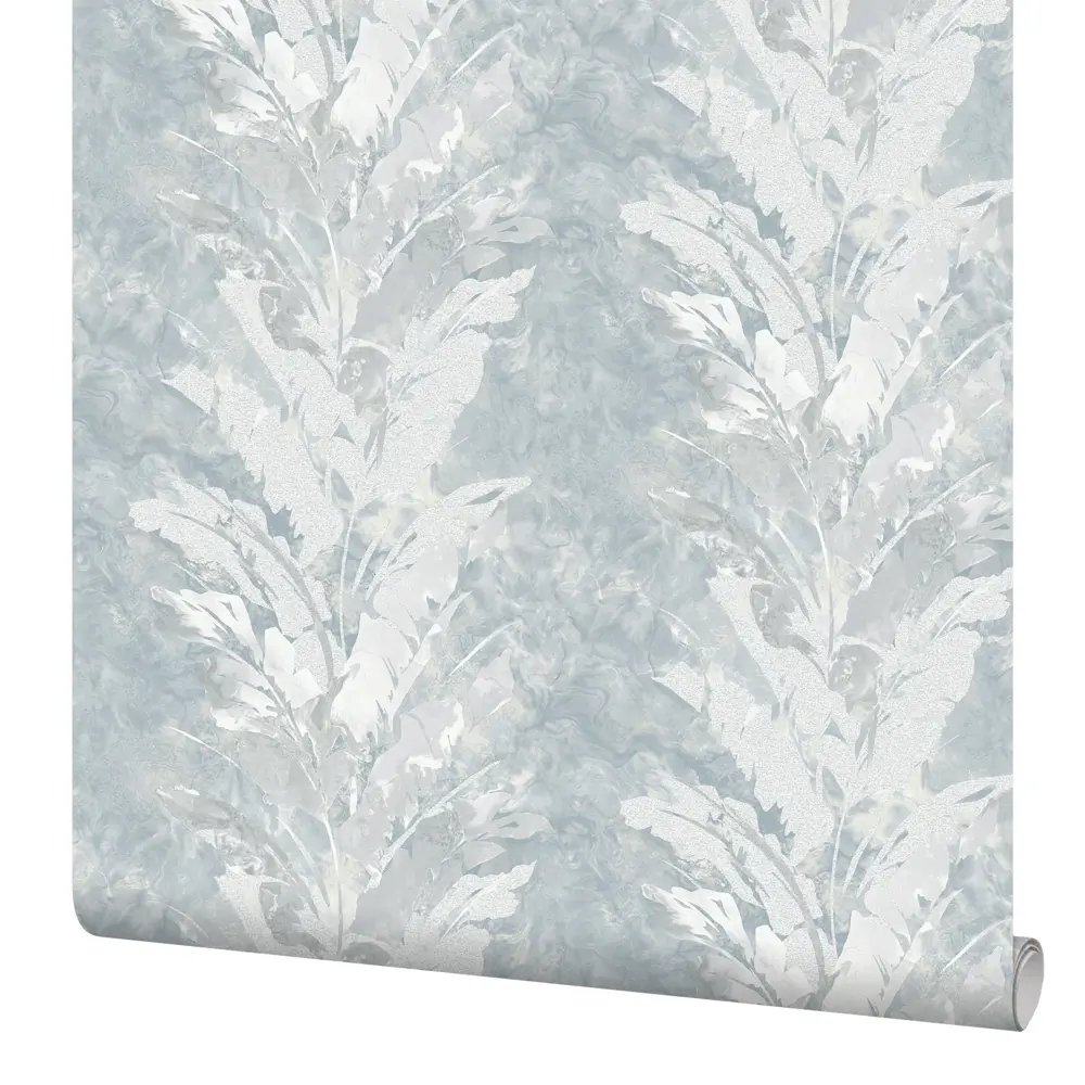 Флизелиновые обои Erismann Selina серые с растительным рисунком 89415612 STLM-1578921