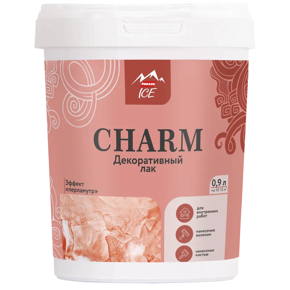 Лак декоративный Parade ICE Charm 0.9 л цвет серебро STLM-2175111 - Вид №1