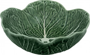 10581746 Bordallo Pinheiro Салатник с резным краем Bordallo Pinheiro Капуста 17,5см, керамика Керамика