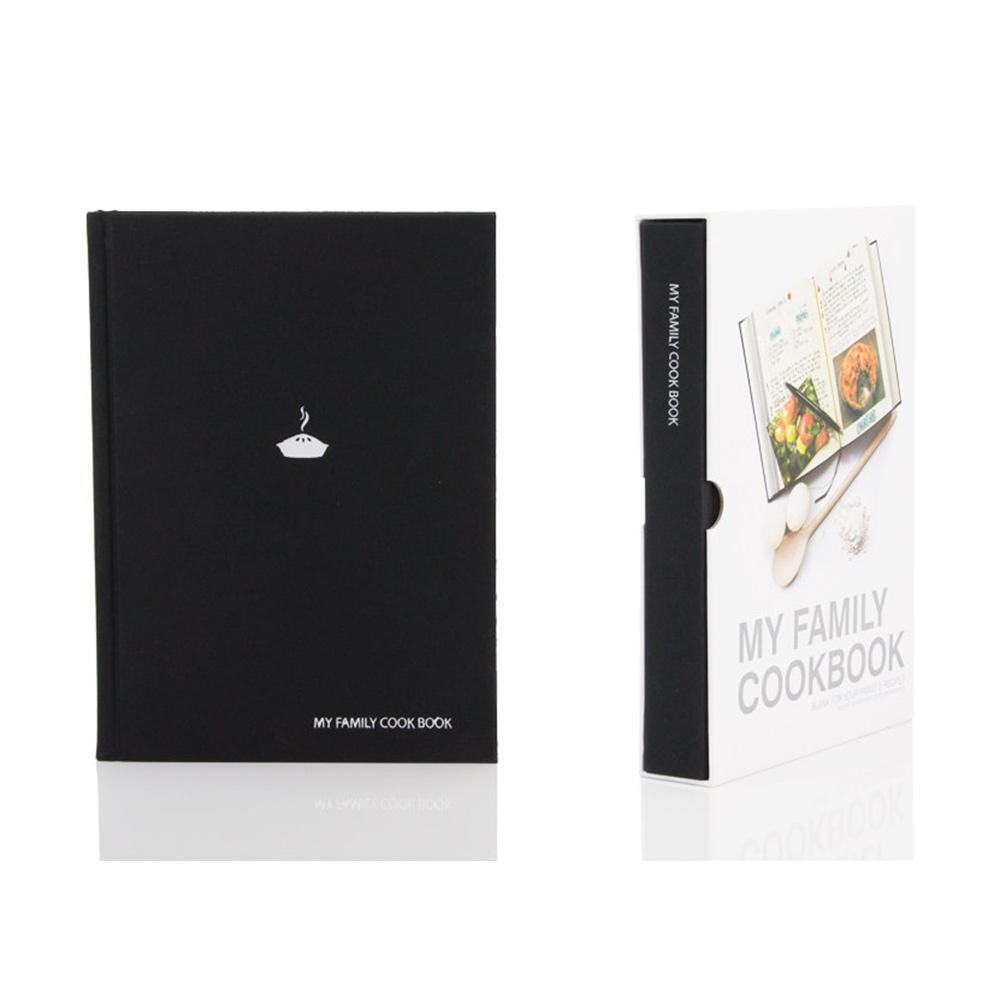 SK MYRECIPES2 Семейная кулинарная книга my family чёрная Suck UK  - Вид №1