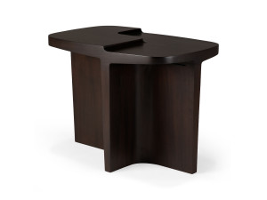 Прямоугольный журнальный столик из красного дерева