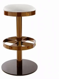 Vela Arredamenti Барный стул высокий с подставкой для ног Borg