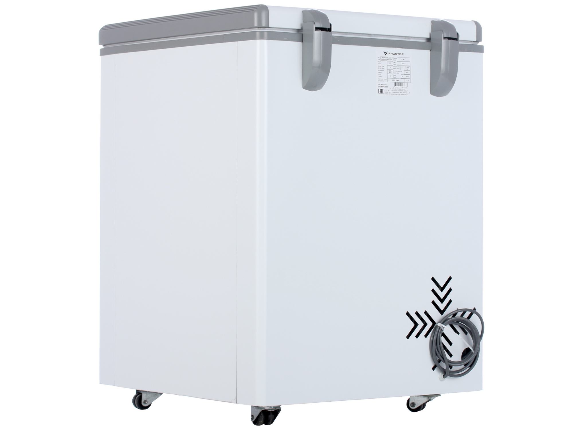 1229620 Морозильный ларь Frostor F 180 S белый, серый STDN-0102493 - Вид №4
