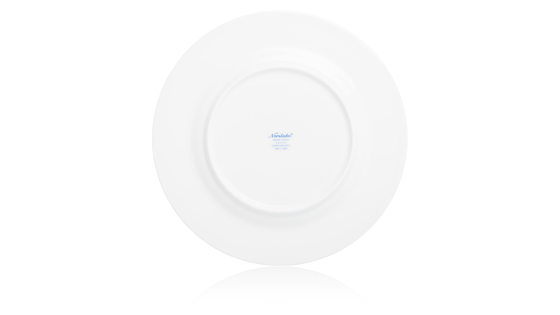 10654844 Noritake Набор тарелок закусочных Noritake "Чатлайн, золотой кант" 22см, 6 шт Фарфор костяной  - Вид №2