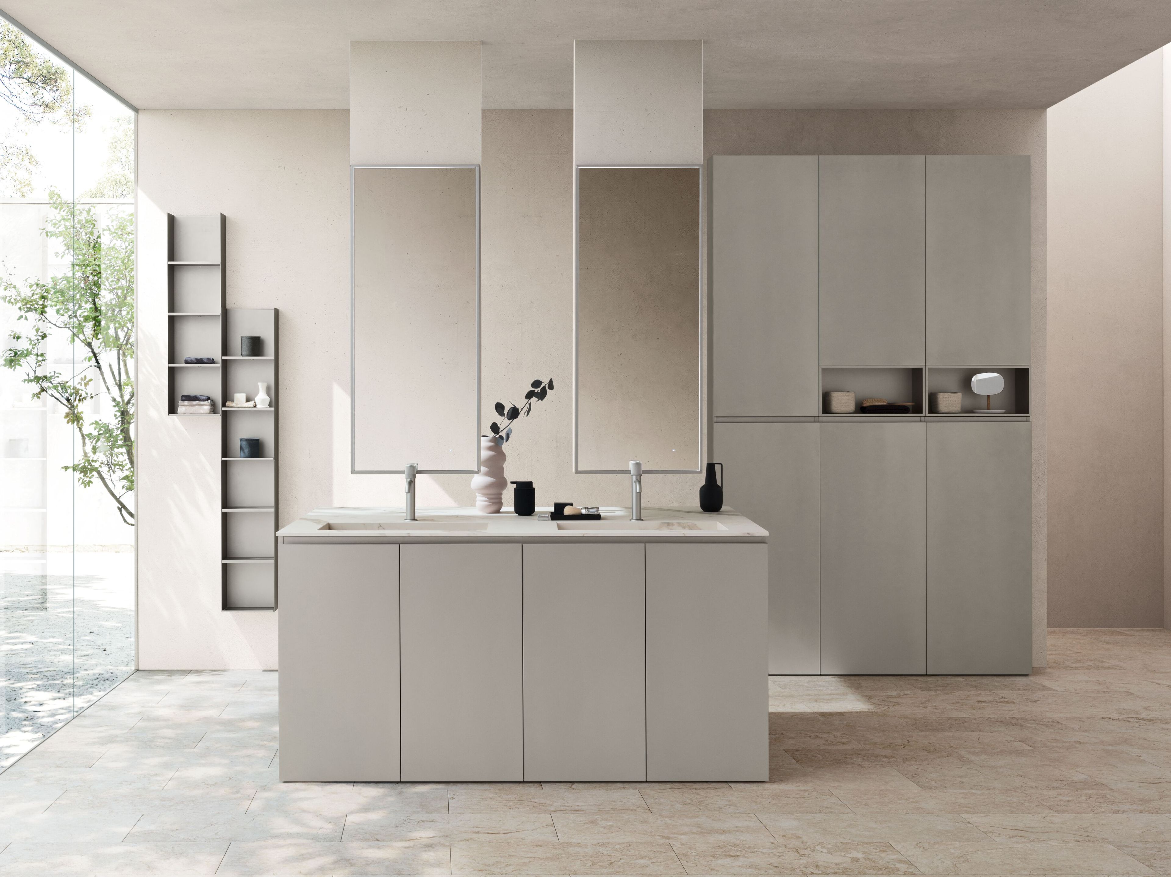 Напольная раковина из матового лака metal ARBLU Dress System ARCH-00065153