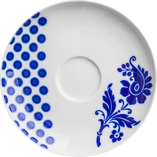 10582666 Sieger by Furstenberg Чашка для капучино закругл. с блюдцем Sieger by Furstenberg "Комната чудес" 260мл Фарфор 