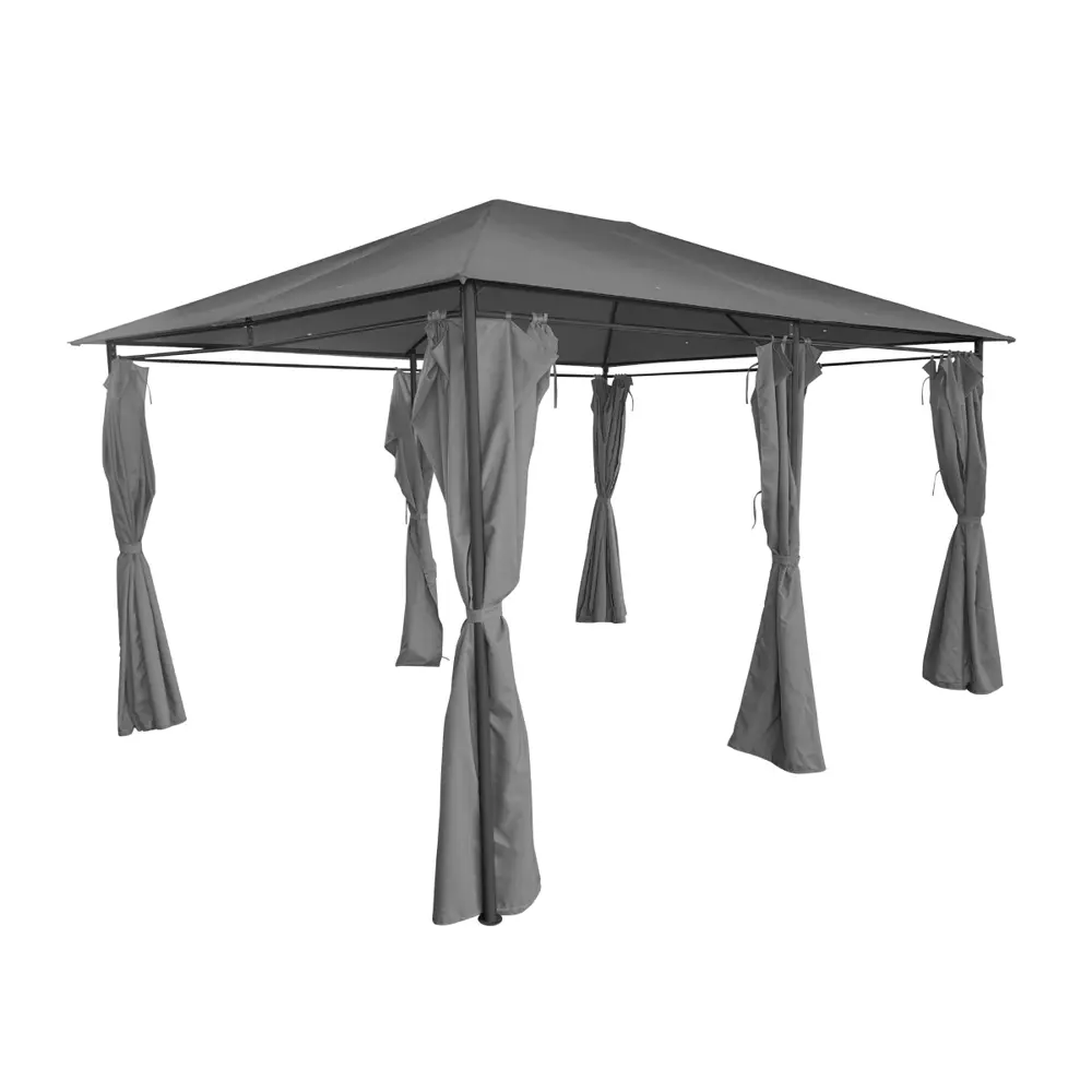 Тент садовый Green Glade 4х4х2.65 м сталь/полиэстер серый Santreyd STLM-2137132