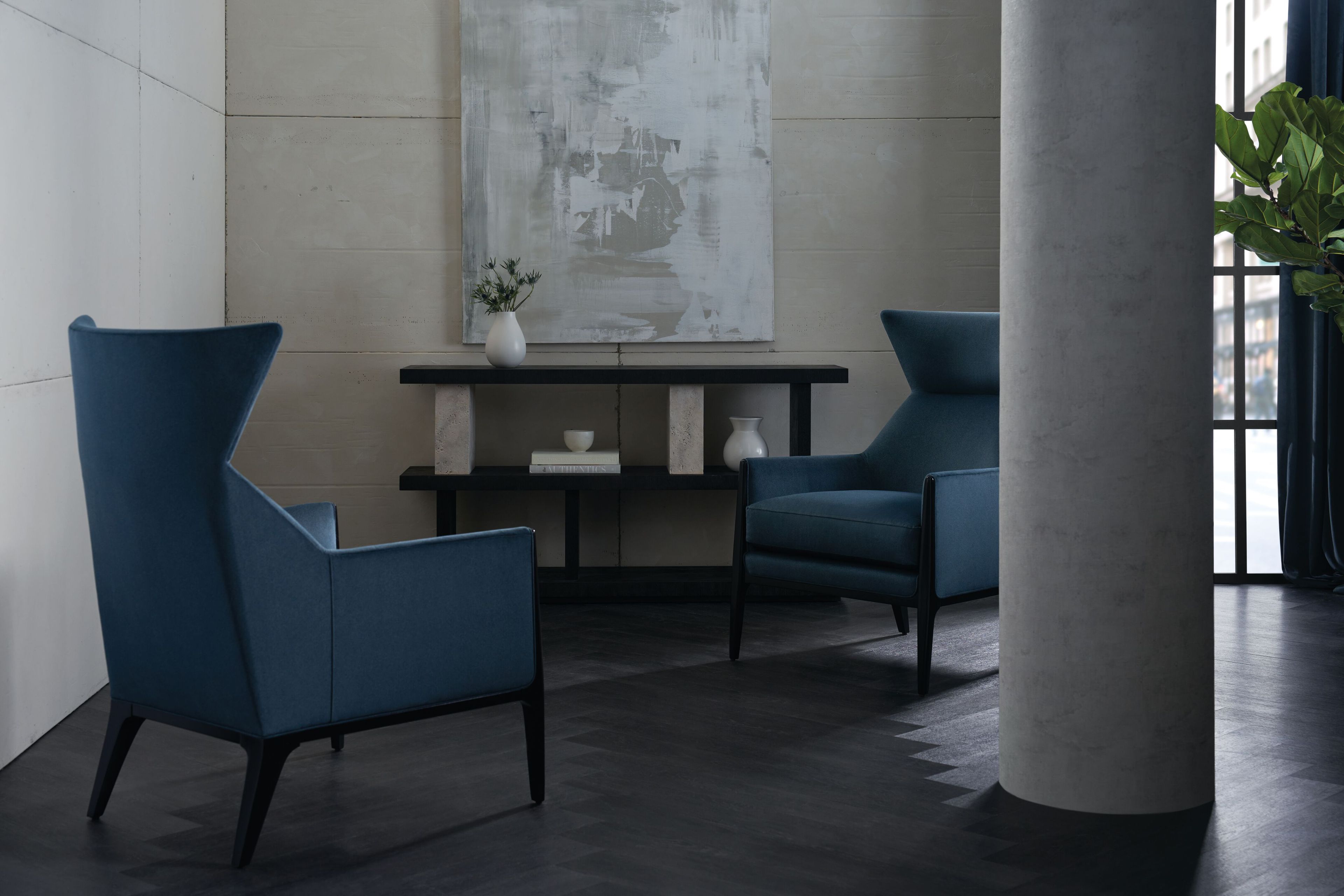 Бархатное кресло с подлокотниками Caracole BOUNDLESS ARCH-00061961 - Вид №4