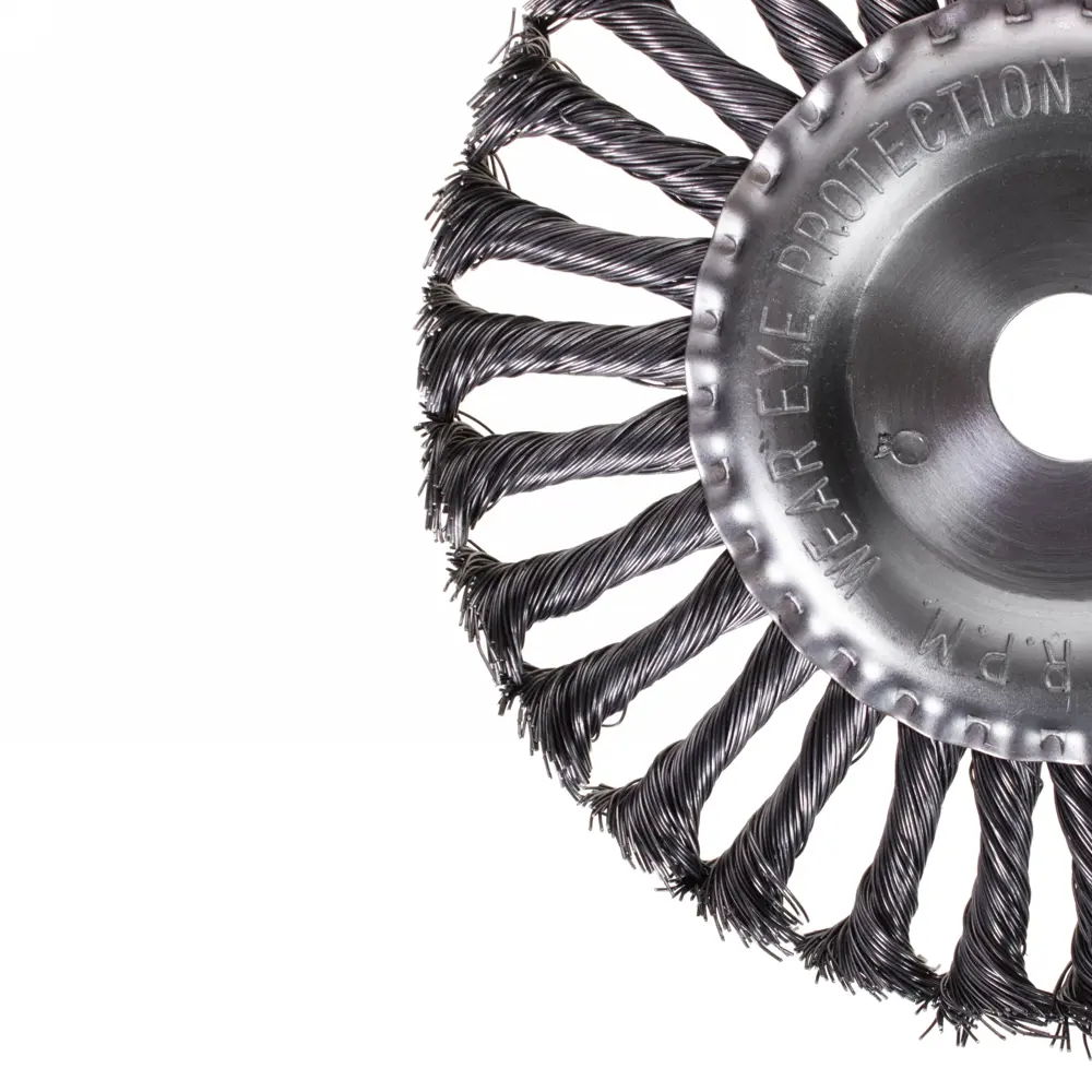 Щетка для УШМ плоская из крученой проволоки Matrix 74636 175 мм STLM-2001418 - Вид №2