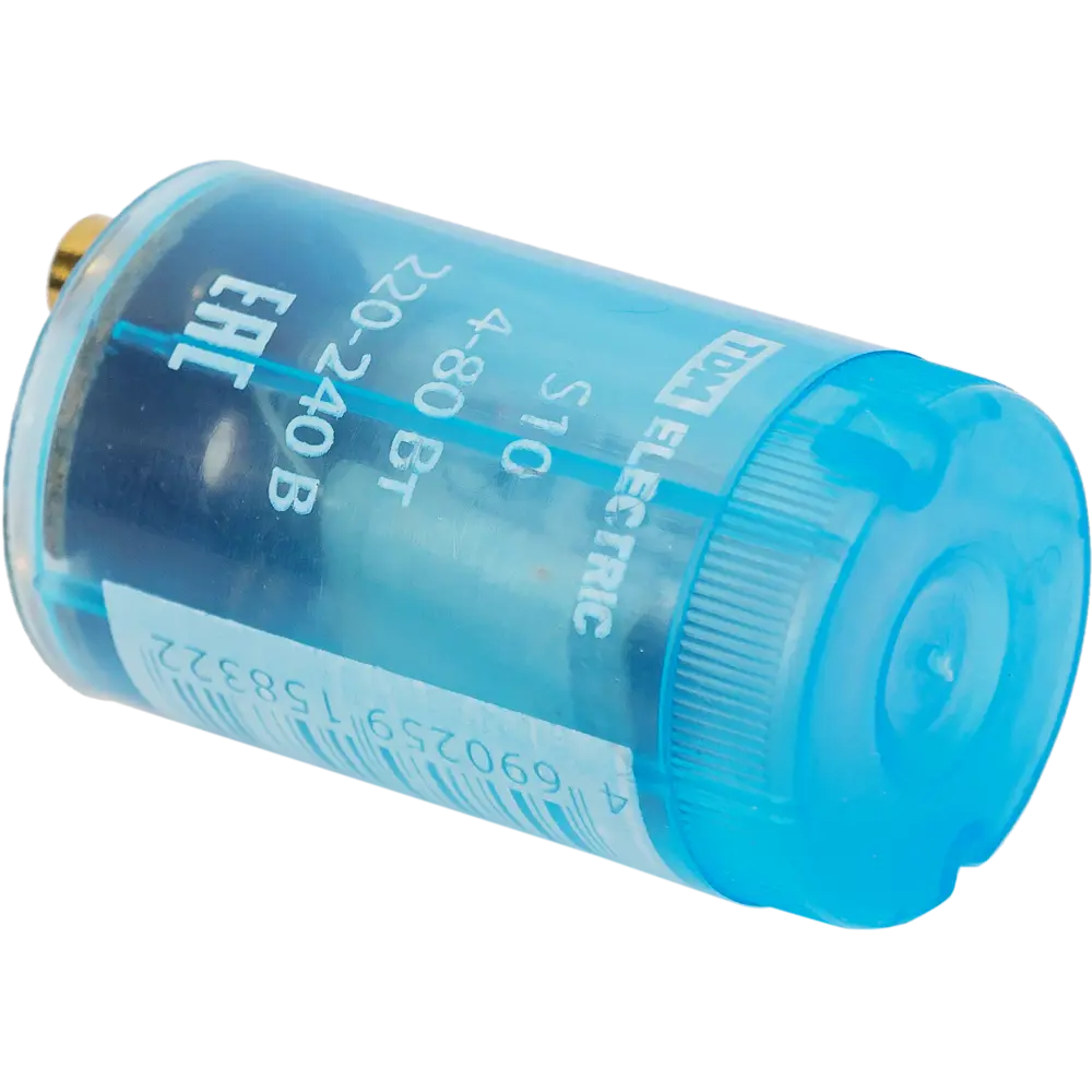 Стартер TDM ELECTRIC S10 для люминесцентных ламп 4-80Вт 14389563 STLM-0004878 - Вид №3