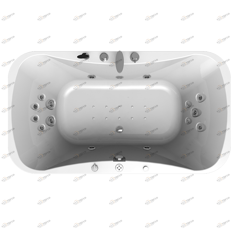 Гидромассаж "Спортивный Chrome" на ванну Лион (двигатель 1500 Вт, система "Turbo-pool", джет Релакс - 10 шт., джет Линц - 4 шт., джет Магнус - 4 шт.) Radomir 1-65-2-0-3-030