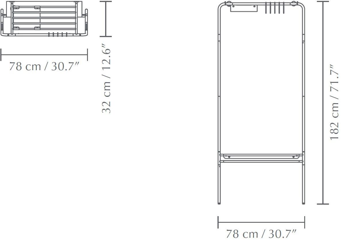 Umage Стальная вешалка для одежды sun-id-1504767 - Вид №7