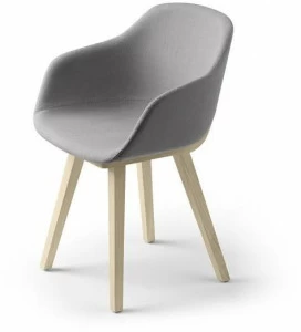 ALKI Стул с обивкой и подлокотниками Kuskoa bi