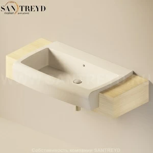 Flaminia UNA Консоль для раковины от 120 до 200 см светлый дуб UNA90M1.WL