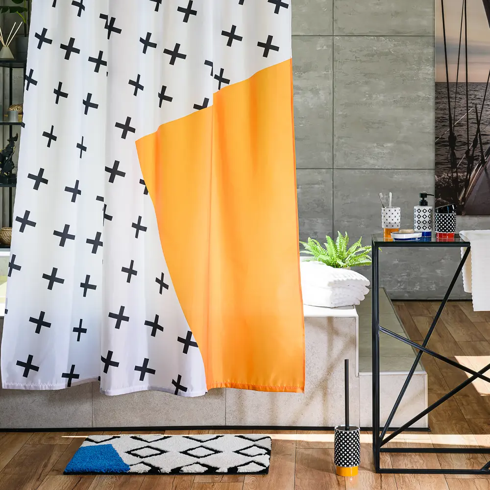 Контейнер для ватных палочек Moroshka Memphis цвет чёрный/белый/красный STLM-2013167 - Вид №7