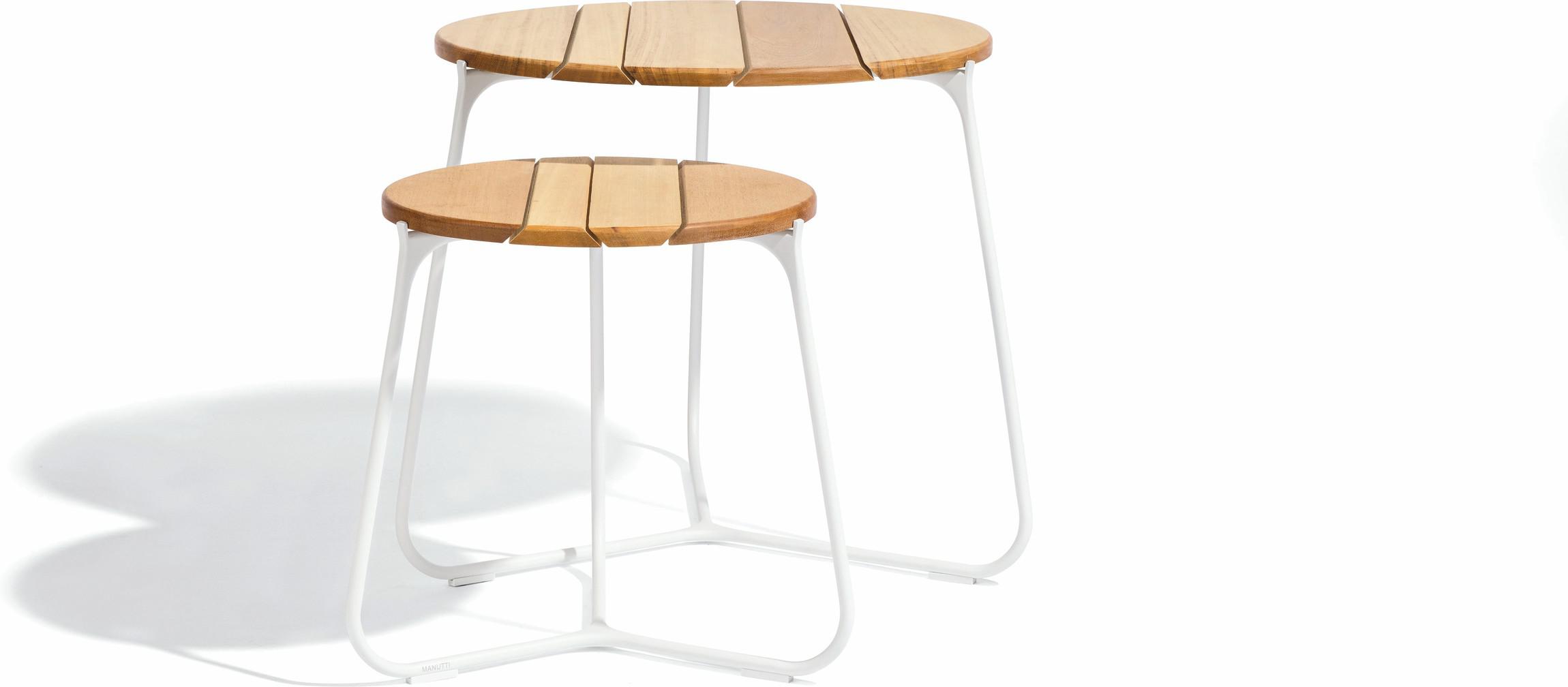MNST1105 Журнальные столики pcsts белые f8 ⌀42см Manutti Mood - Вид №1