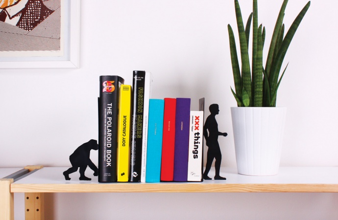 Ограничитель для книг Evolution черный Doiy DHBEEVO - Вид №2