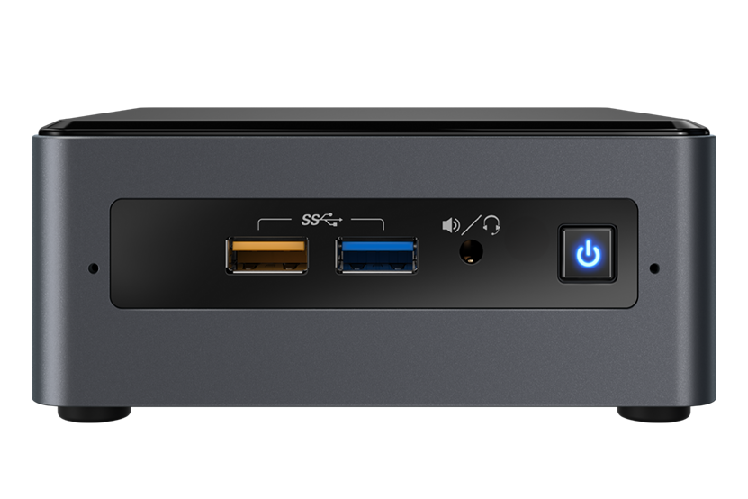 BOXNUC7PJYH2 Nettop nuc, pentium j5005, 2.8 ghz, ddr4 sodimm (up to 2400mhz/8gb), vga (2xhdmi 2.0), 4xusb3.0, 1x2.5 hdd, wifi+bt, sdxc, powercord eu, 961277 Intel Santreyd  - Вид №4