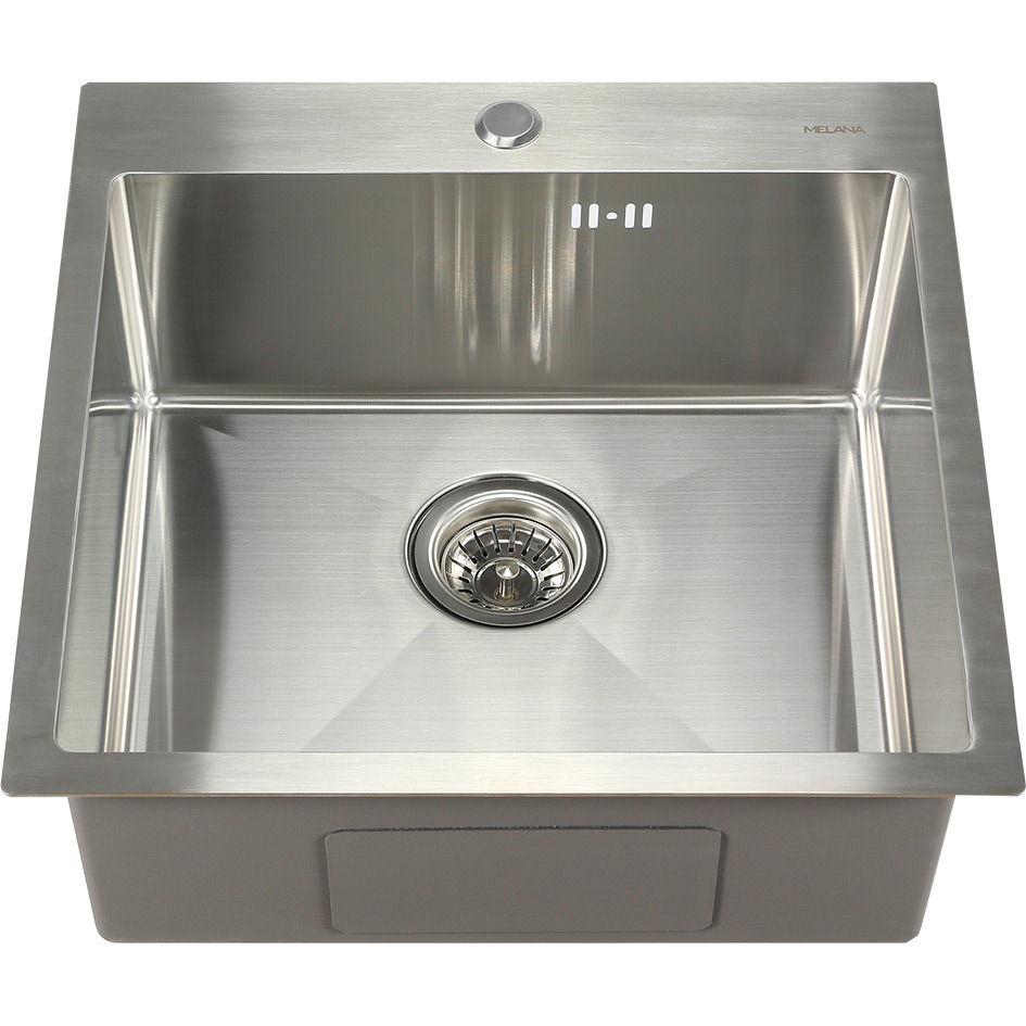 Мойка D5050H MELANA ProfLine 3,0/200 САТИН врезная квадратная D5050H D5050H сатин