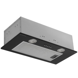 9168675 Вытяжка полновстраиваемая Meferi INBOX60BK LIGHT черный