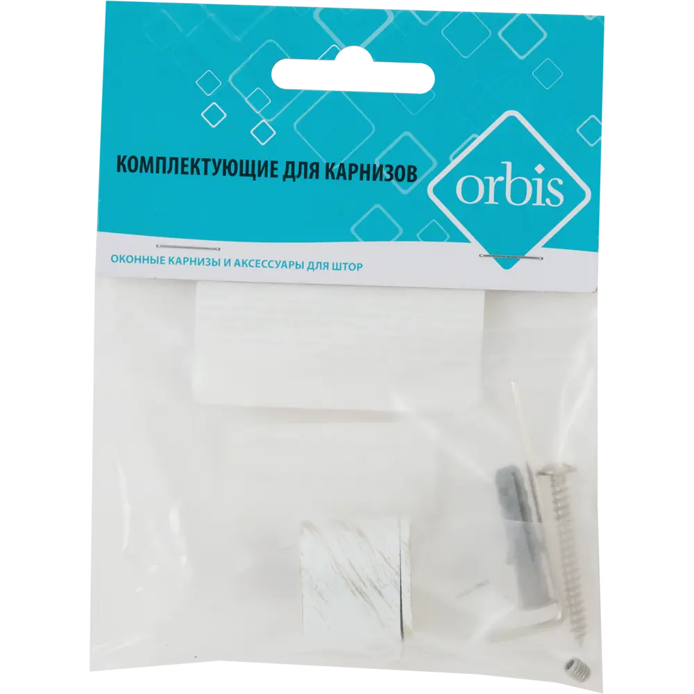 Держатель торцевой Orbis, металл, цвет античный белый, 2 см STLM-2035198 - Вид №3