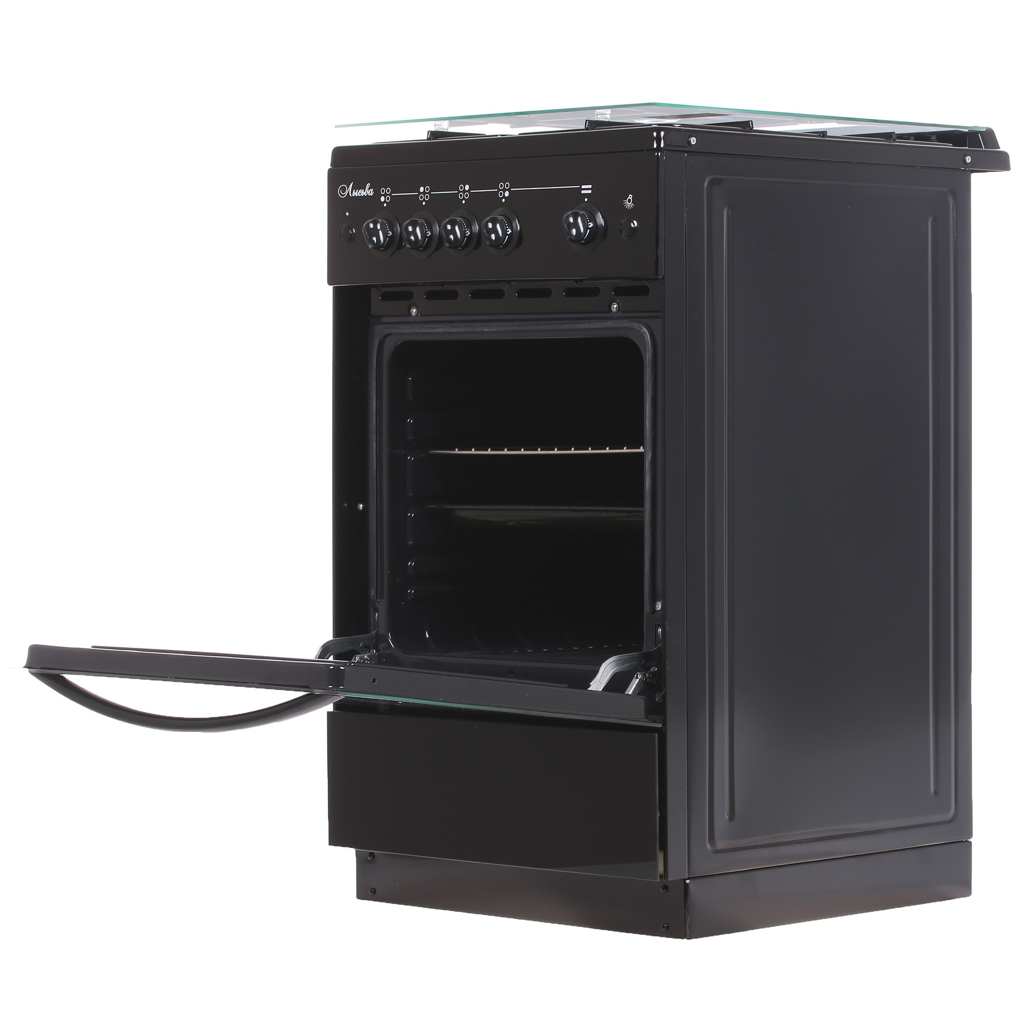 1155443 Газовая плита Лысьва ГП 400 М2С -2у черный STDN-0101530 - Вид №3