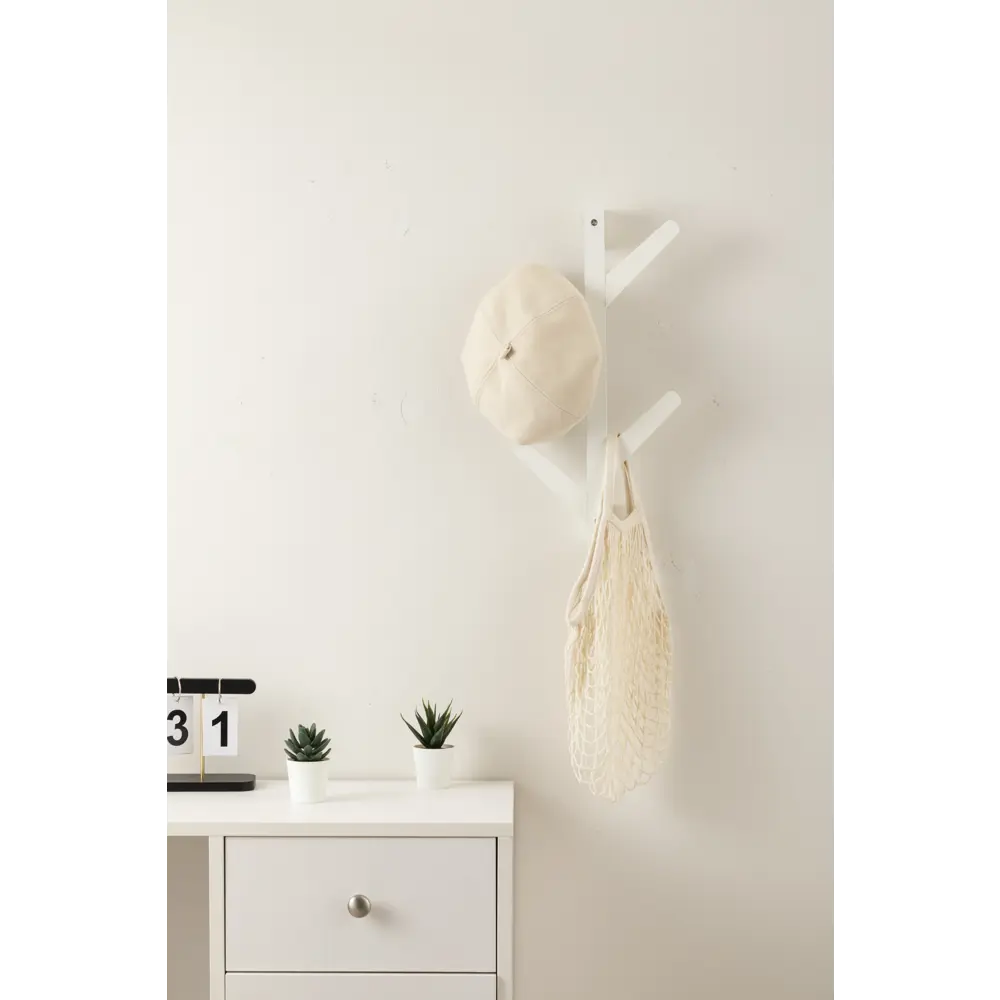 Wooden tree wall hook pine white KONSENSA STLM-2058907 - Вид №5