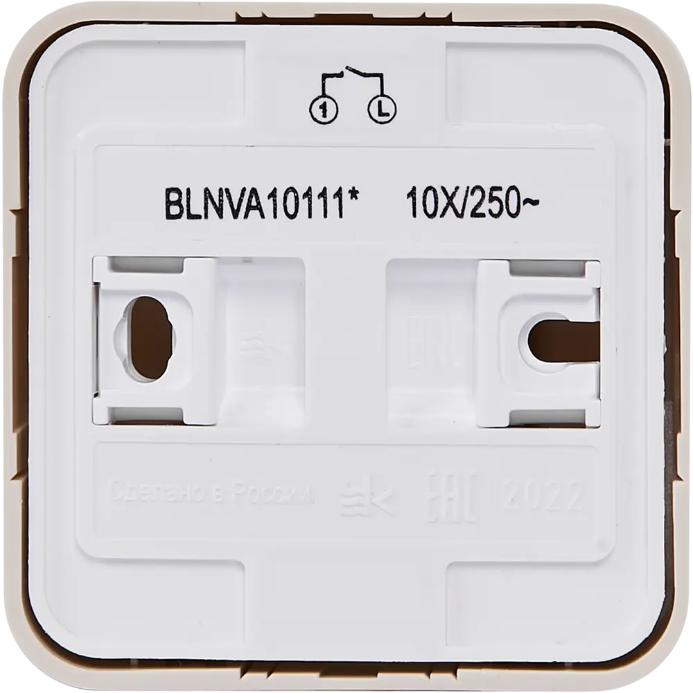 Выключатель накладной Schneider Electric Blanca 1 клавиша цвет бежевый SYSTEME ELECTRIC STLM-2044969 - Вид №2