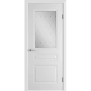 VFD Межкомнатная дверь «Стелла» с сатиновым стеклом 80×200 см 82212320