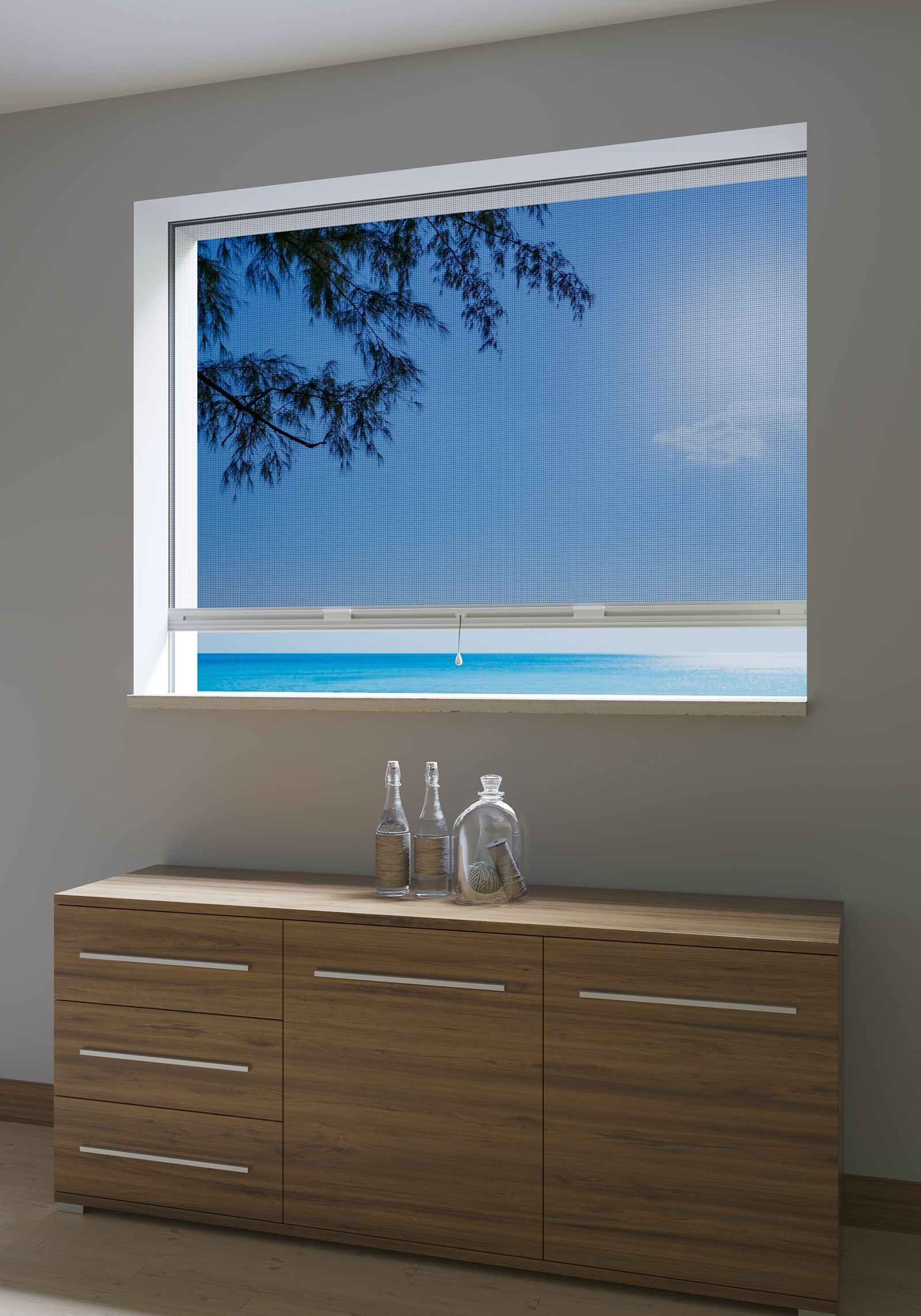 Вертикальная встраиваемая москитная сетка Mv Line москитные сетки-вертикальный встраиваемый ARCH-00082754 - Вид №2