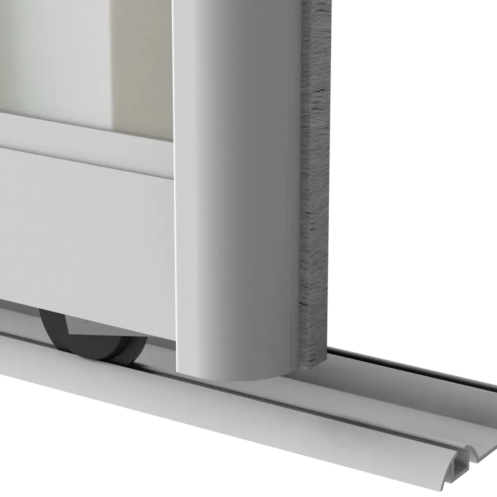 Дверь-купе KONSENSA 225.5x80.4 см с зеркалом профиль матовое серебро STLM-2127473 - Вид №4