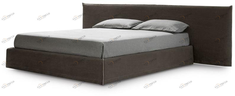 ZANETTE Кровать с обивкой и изголовьем sun-id-1375431