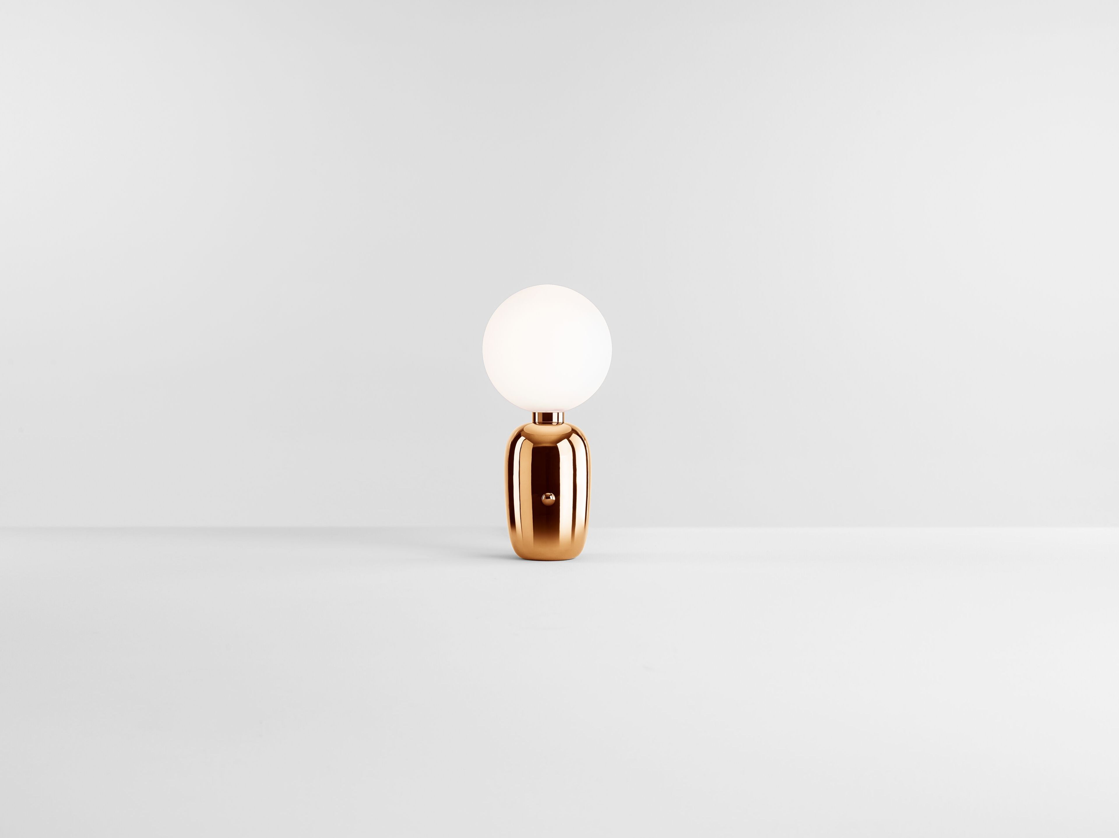 Керамическая и опаловая стеклянная настольная лампа с диммером PARACHILNA Aballs ARCH-00068946 - Вид №20