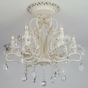 Потолочная люстра Eurosvet 12205/6 белый Strotskis EUROSVET ДИЗАЙНЕРСКИЕ 182461 Белый